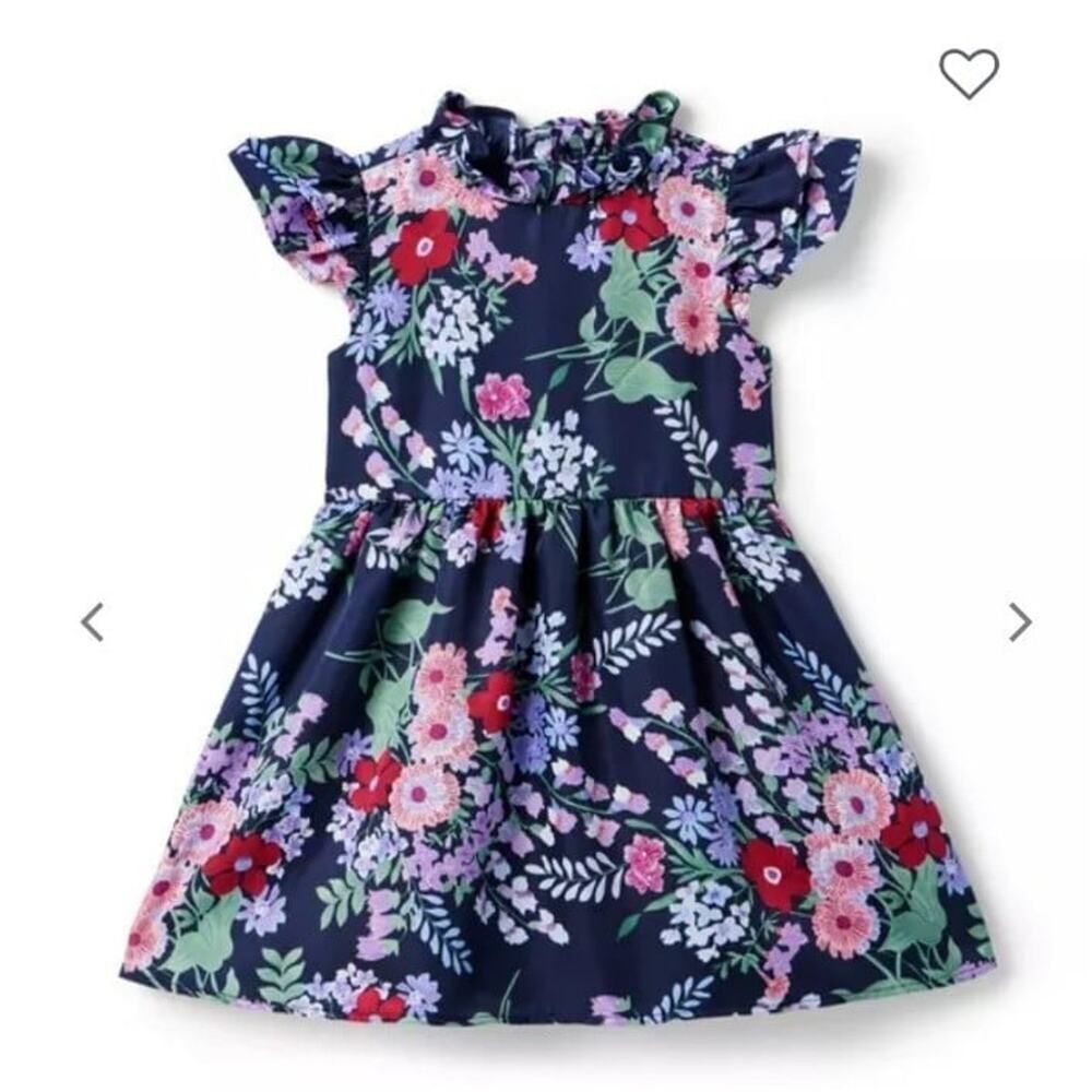 Janie and Jack Girls The Park Garden Dress little girls / kids size 5T  EUC